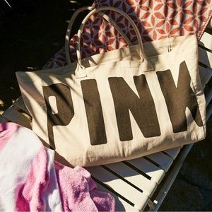 VICTORIA'S SECRET Oversized Canvas Tote Bag